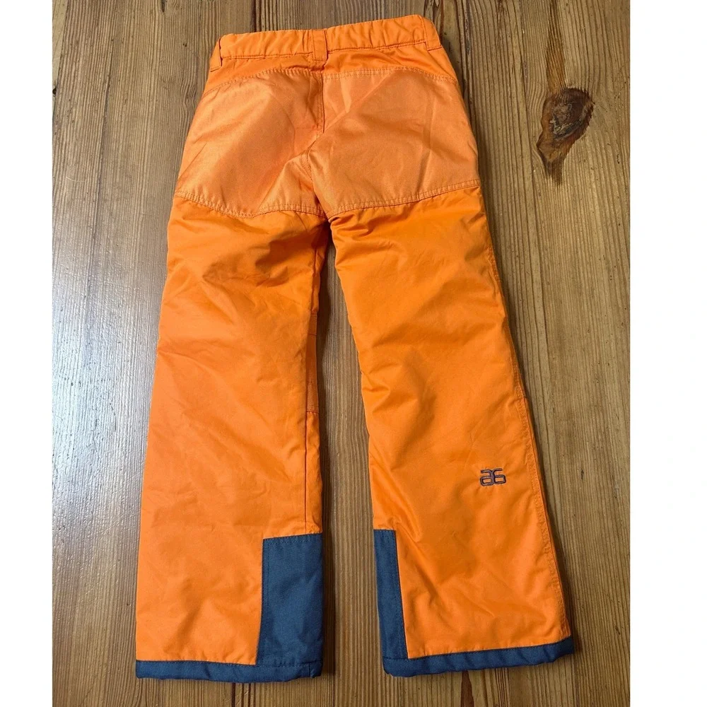 Arctix Snow Pants Kids Orange Insulated Winter Ski Trousers SIZE Medium M